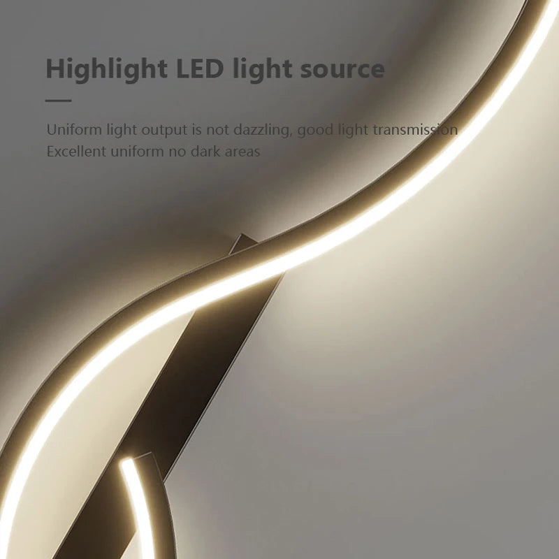 Modern LED Wall Lamp Strip For Bedroom Or Living Room