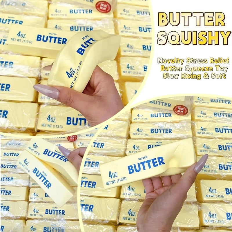 Squishy Butter Stick Fidget Toy – Slow Rebound Stress Ball