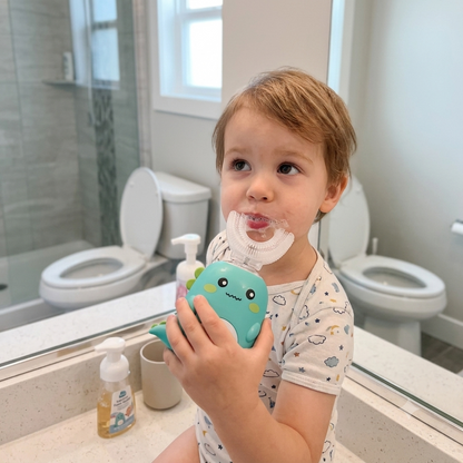 Kids U-Shaped Electric Toothbrush – 360° Silicone Clean