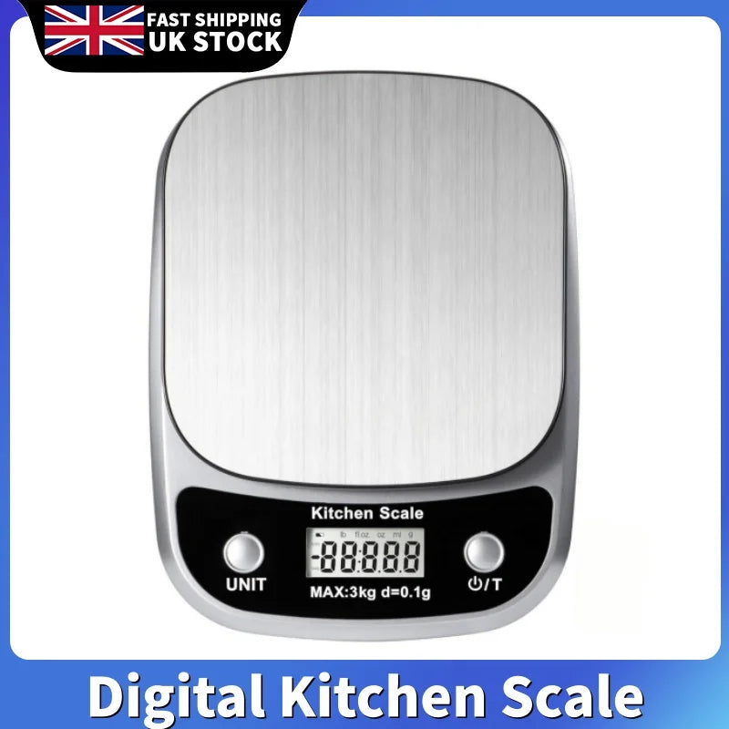 Digital Kitchen Scale With LCD Display And Tare