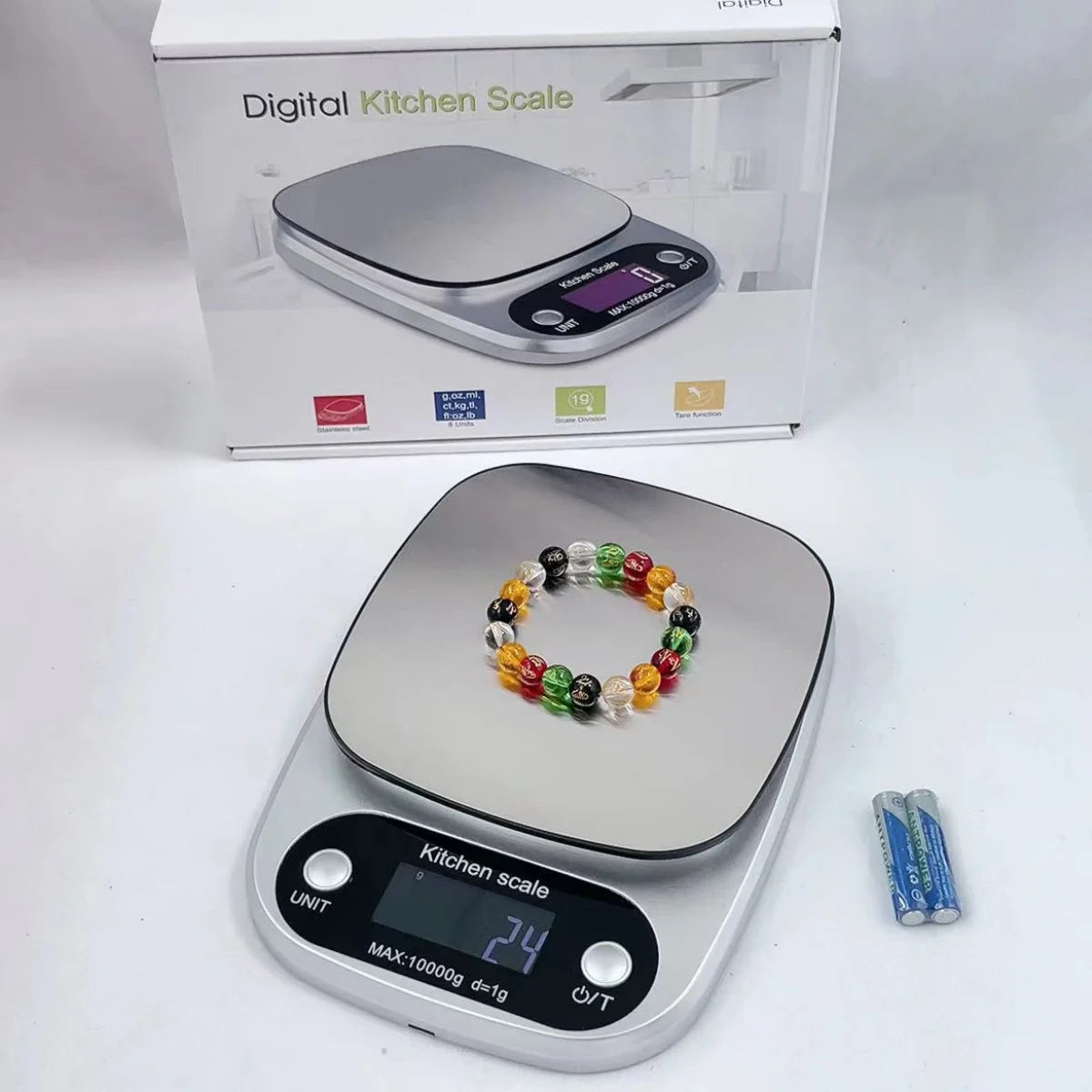 Digital Kitchen Scale With LCD Display And Tare