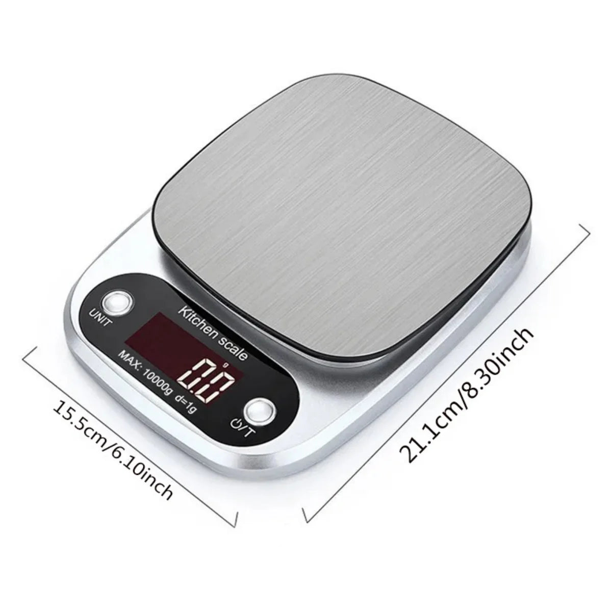 Digital Kitchen Scale With LCD Display And Tare