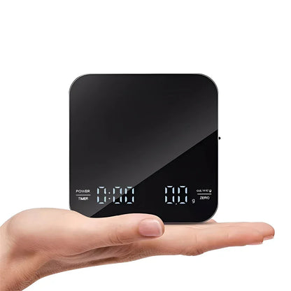 Digital Coffee Scale with Timer and LED Display