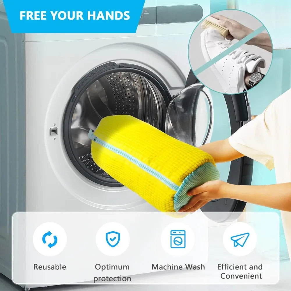 Chenille Shoe Laundry Bag for Washing Machines