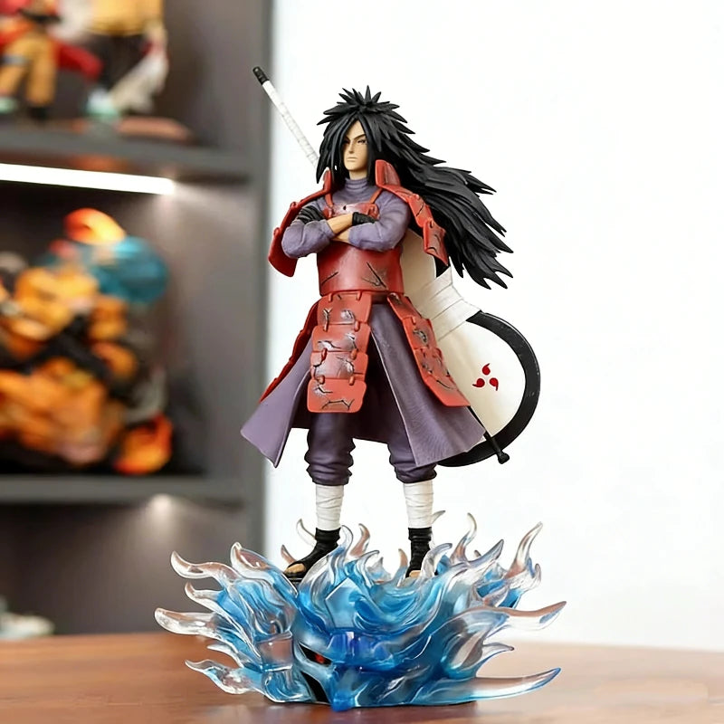 Anime Ninja LED PVC Figure Statue – Desktop Collectible