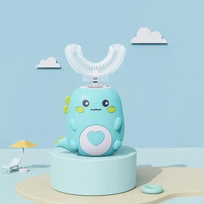 Kids U-Shaped Electric Toothbrush – 360° Silicone Clean