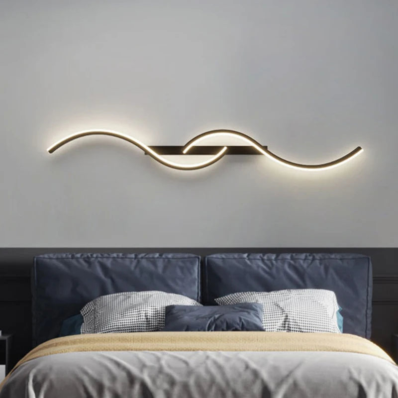 Modern LED Wall Lamp Strip For Bedroom Or Living Room