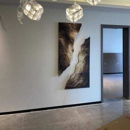 Modern LED Rock Wall Lamp – Luxury Living Room Decor