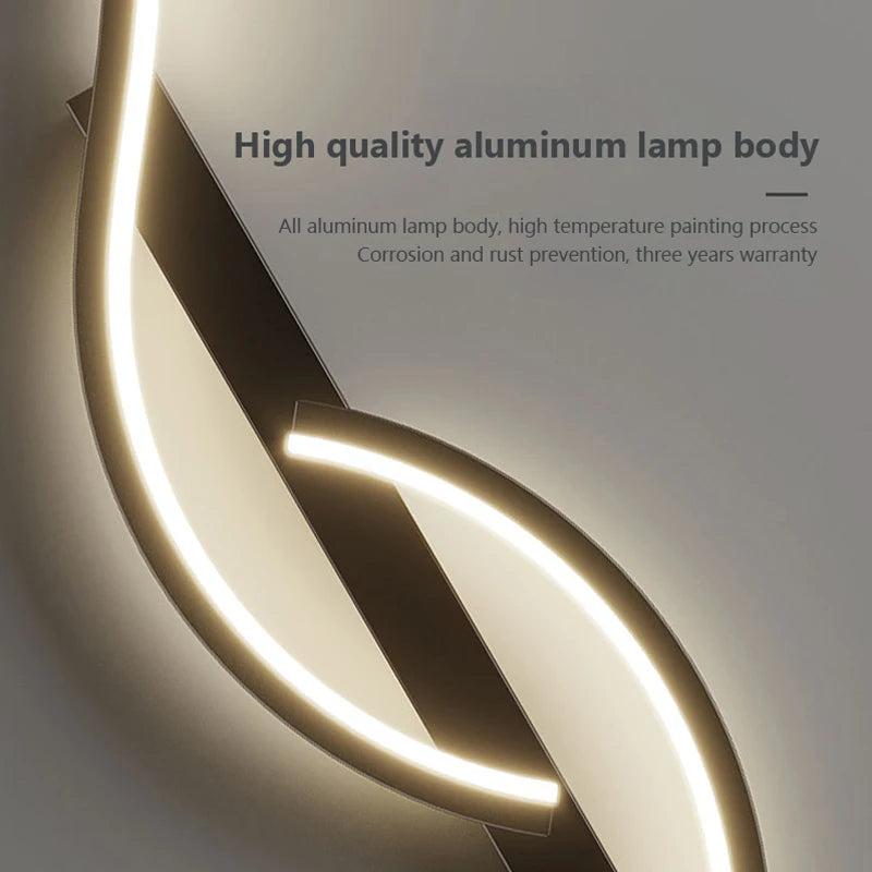 Modern LED Wall Lamp Strip For Bedroom Or Living Room