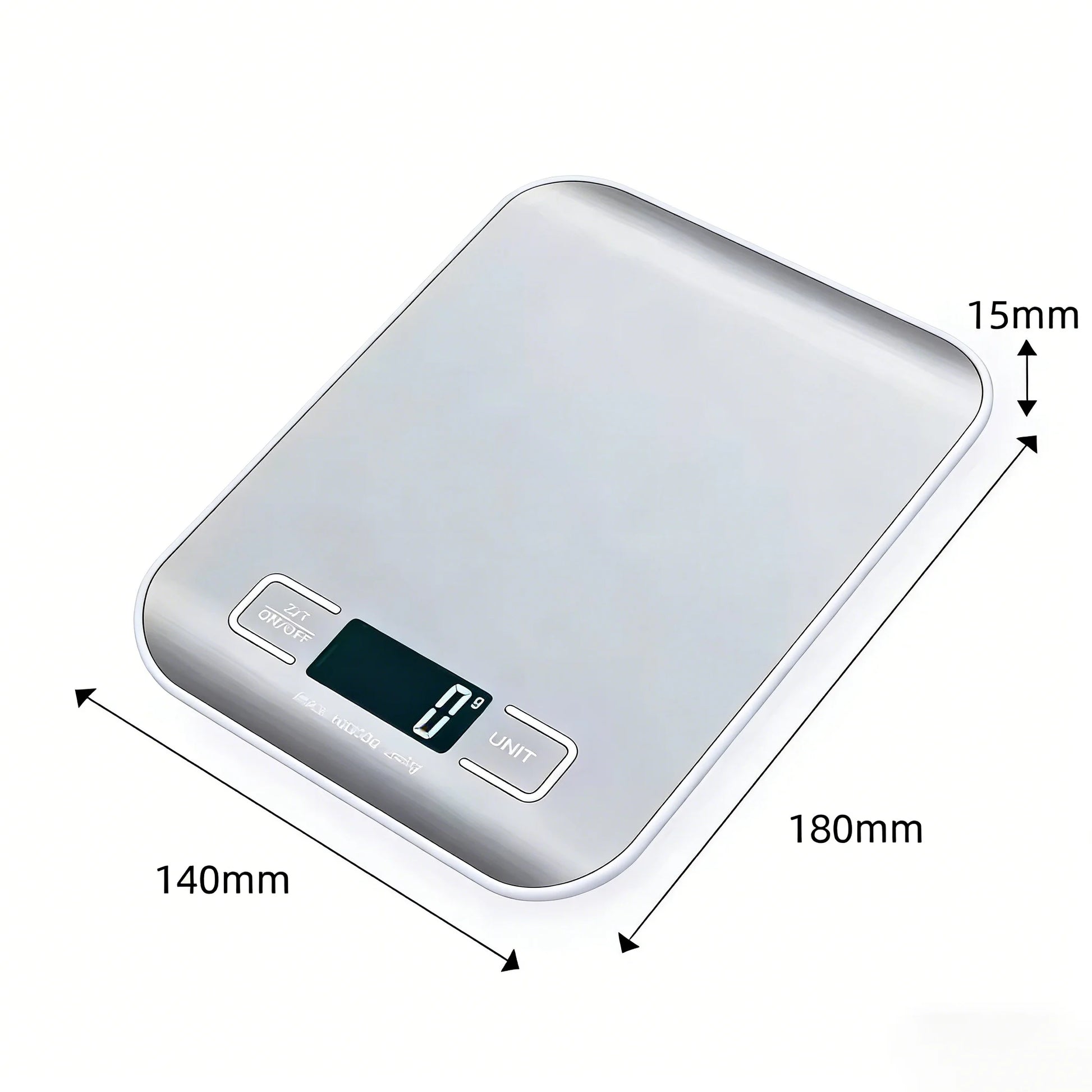 Digital Kitchen Food Scale 1g Accuracy With LED Display