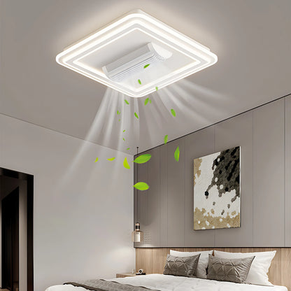 Modern LED Ceiling Fan Light With Remote Control