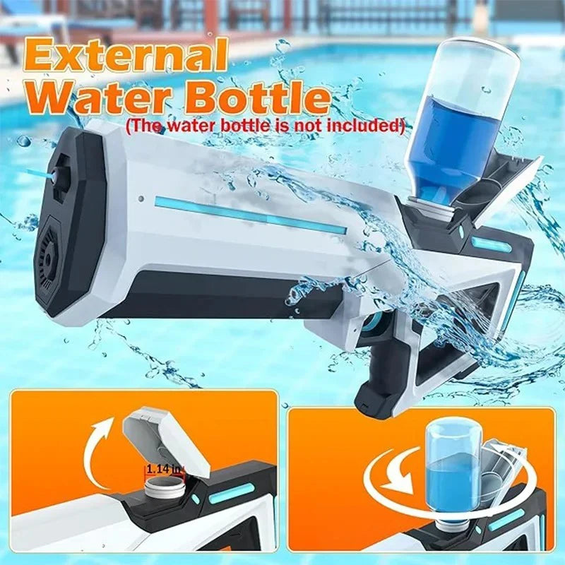 Electric Automatic Water Gun – Powerful Motorized Blaster