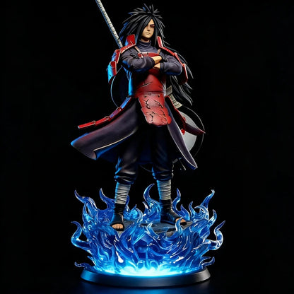 Anime Ninja LED PVC Figure Statue – Desktop Collectible