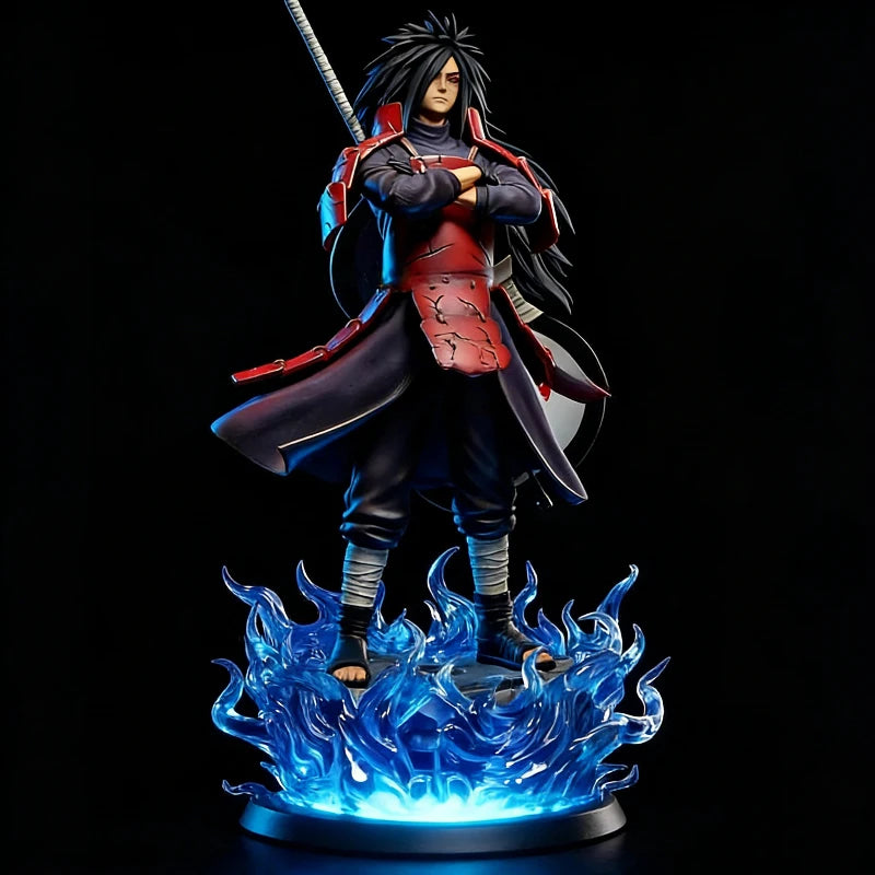 Anime Ninja LED PVC Figure Statue – Desktop Collectible