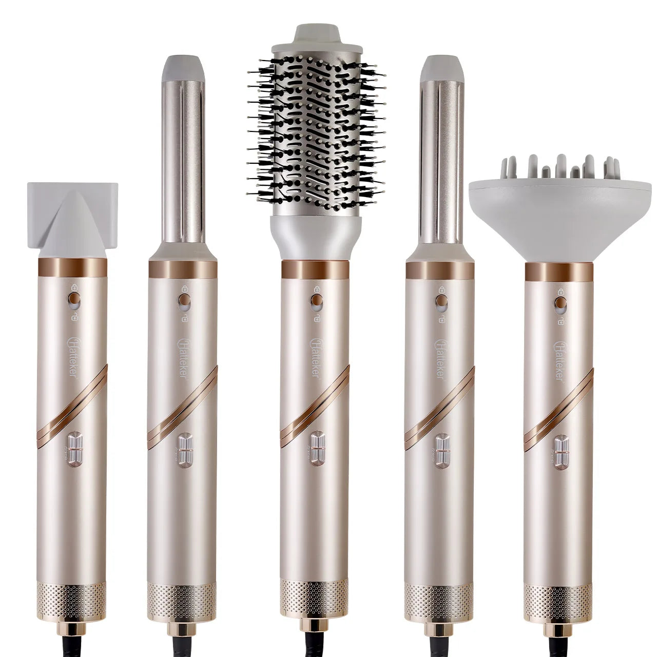 5-in-1 Foldable Hair Dryer & Styler With Ionic Care