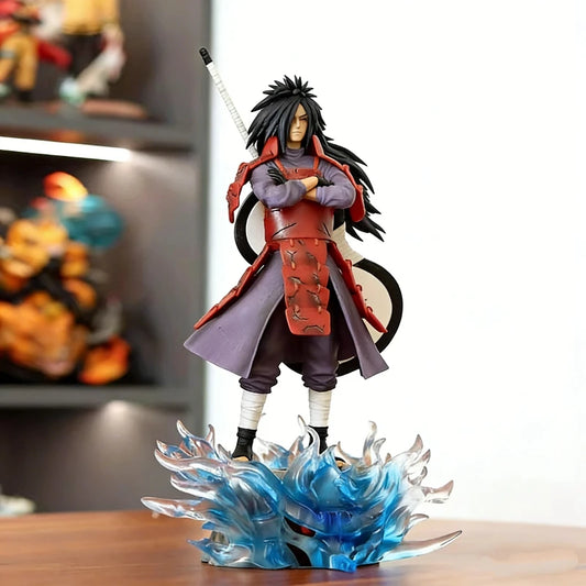 Anime Ninja LED PVC Figure Statue – Desktop Collectible