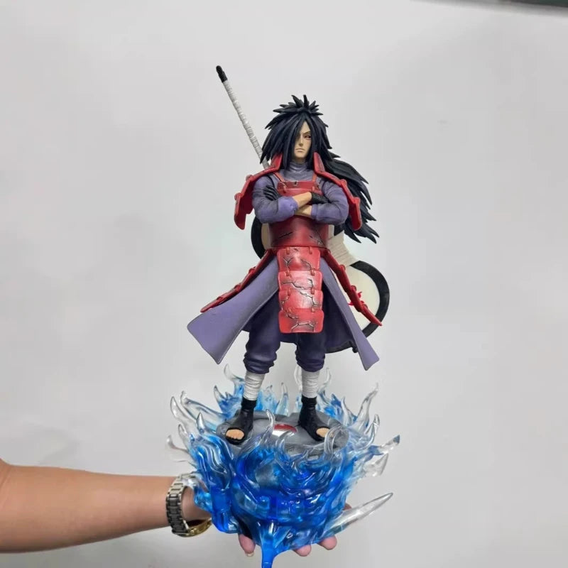 Anime Ninja LED PVC Figure Statue – Desktop Collectible