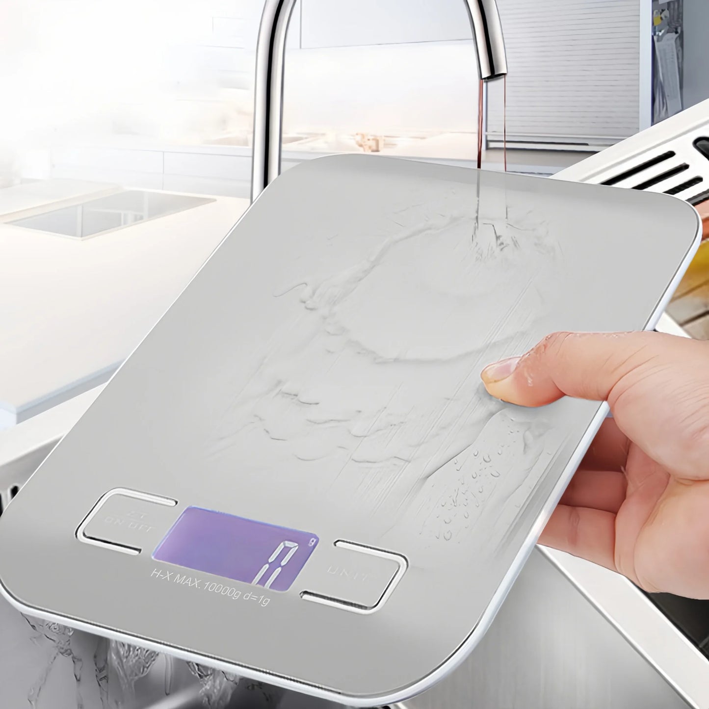 Digital Kitchen Food Scale 1g Accuracy With LED Display