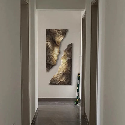 Modern LED Rock Wall Lamp – Luxury Living Room Decor